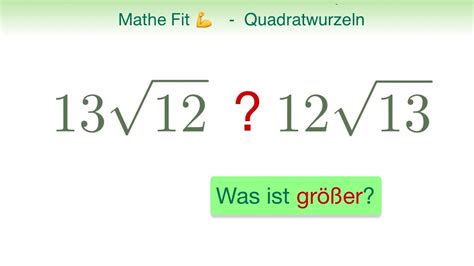 Mathe Fit 21 Terme Mit Quadratwurzeln Vergleichen