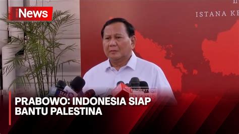 Menhan Prabowo Temui Presiden Berikan Laporan Usai KTT Yordania INews