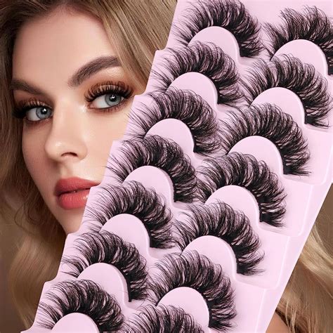 Amazon Jimire Faux Mink Lashes Fluffy Wispy Cluster Lashes Diy