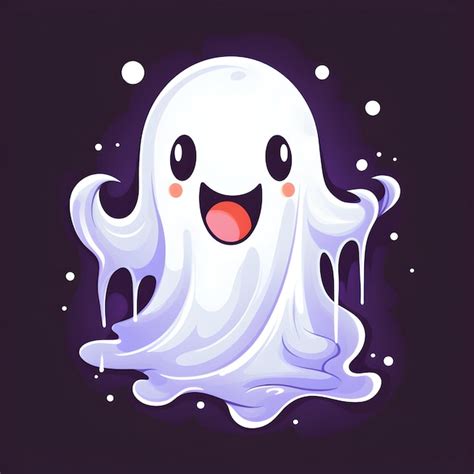 Lindo Fantasma De Halloween Foto Premium