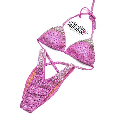 Competition Bikini No Pink Holo Figure Suit IFBB NPC PCA Magic Bikinis Custom