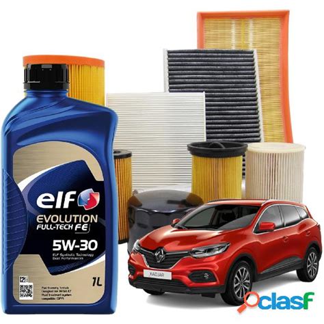 Kit Tagliando Litri Olio Elf Evolution Full Tech Fe W Per Renault