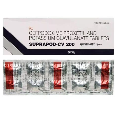 Suprapod CV 200 Tablet Jeevandip