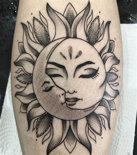 Fotos De Tatuagem Sol E Lua Lindas E Variadas Cheias De Significado