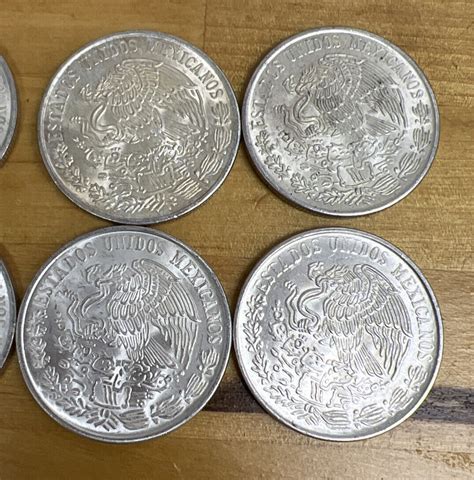 Silver Peso To Mexico Cien Peso Jose Morelos Coins Ebay