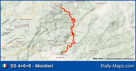 Ss Montieri Stage Map Trofeo Maremma Rally Maps