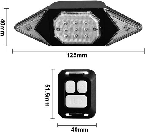 Liangyou Bike Rear Led Light Bicycle Indicators With Wireless Remote