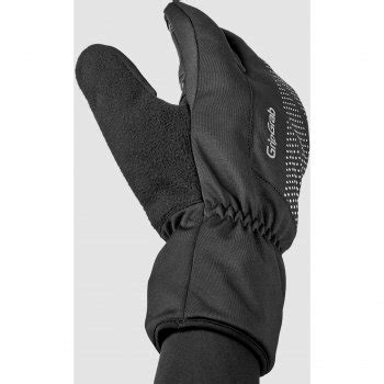 GripGrab Ride Deep Winter Lobster Winddichte Handschuhe Schwarz BIKE24