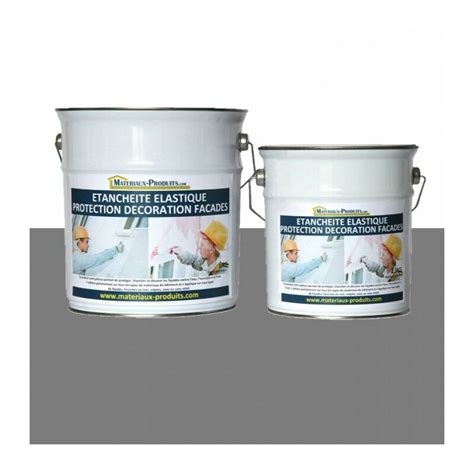 Peinture étanche élastique pour protection façade Gris Ardoise 2 5