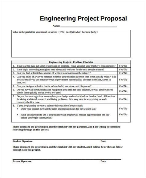 FREE 11 Project Proposal Forms In PDF MS Word Excel