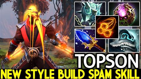 TOPSON Ember Spirit New Style Build Octarine Core Spam Skill Dota 2