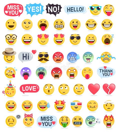 Emoticons Ilustra Es Vetores E Clipart De Stock Stock