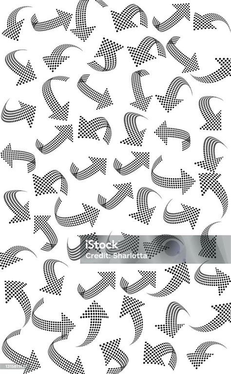 Black And White Seamless Arrow Pattern Background Stock Illustration ...