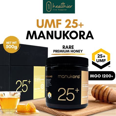 UMF 25 MGO 1200 500g Manukora New Zealand Raw Manuka Honey Shopee