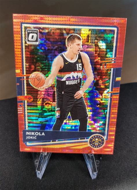 Panini 2020 21 Donruss Optic 96 Nikola Jokic Red Pulsar Prizm EBay