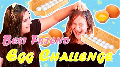 Best Friend Egg Challenge Настя Клевер YouTube