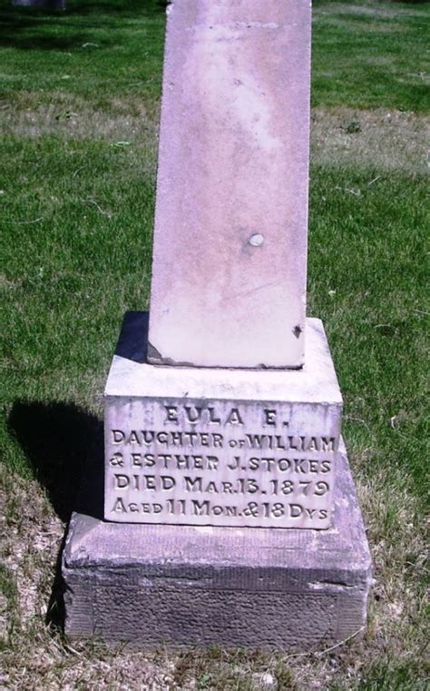 Eula E Stokes 1878 1879 Mémorial Find A Grave