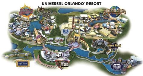 Maps Of Universal Orlando Resort S Parks And Hotels Universal Studios