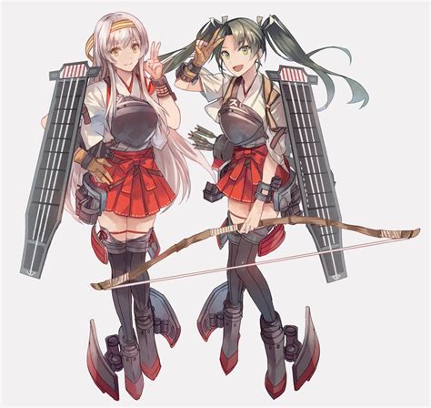 翔鶴艦これ 瑞鶴艦これ 「翔鶴姉も一緒にしました。鶴姉妹。 」かすみのイラスト