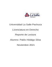 Notes Docx Universidad La Salle Pachuca Licenciatura En