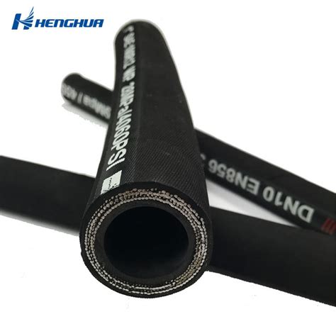 En 856 4sp Industrial High Pressure Steel Wire Spiraled Hydraulic Hose