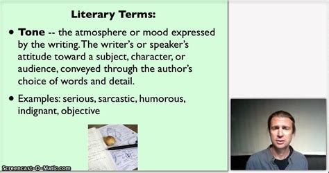 Explanation Of Literary Terms