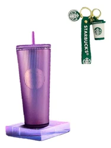 Vaso Starbucks Morado 710 Ml Y Llavero Envío gratis