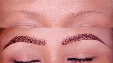 Quick Eyebrow Tutorial How To Create Fake Hair Strokes Youtube