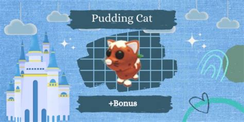 Beli Item Adopt Me Pudding Cat Adopt Me Bonus Roblox Terlengkap Dan