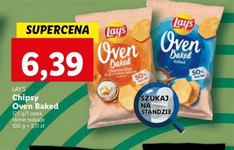 Promocja Chipsy Solone Lay S Oven Baked Prosto Z Pieca W Lidl