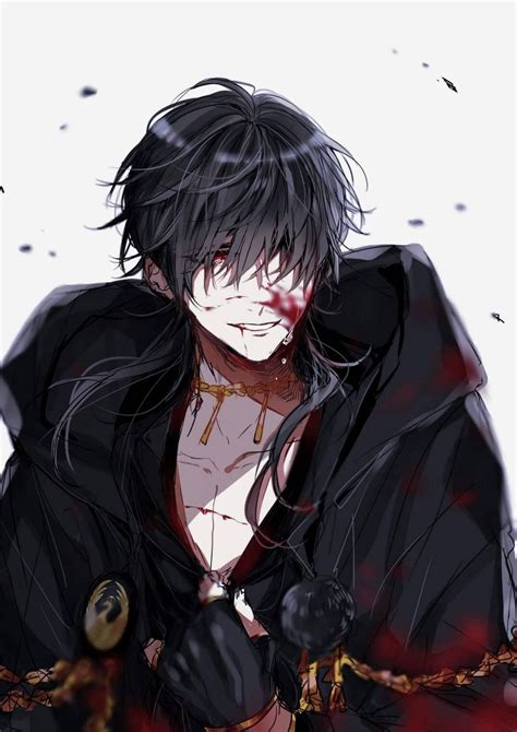 Bad Boy Anime Guys With Black Hair - Anime Wallpaper HD