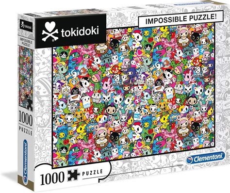 Clementoni 39555 Impossible Puzzle Tokidoki 1000 Pieces Made