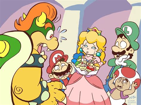 Bowser Peach The Revelation By Kevin Bolk Super Mario Art Bowser Mario Fan Art