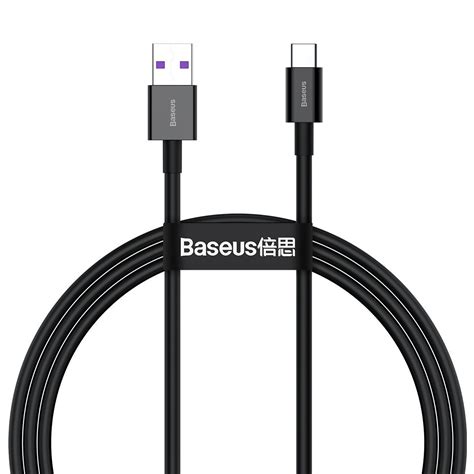 Baseus Superior Series Usb To Usb Type C Data Charging Cable 66w 1m Black