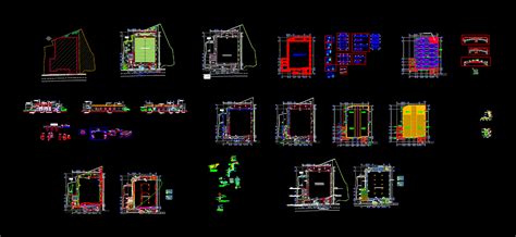 Convention Center In Autocad Cad Library