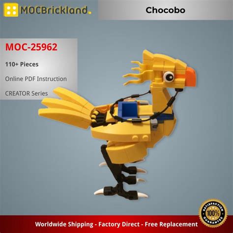 Chocobo Creator MOC 25962 By Time With 110 Pieces MOC Brick Land