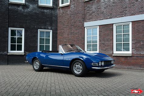 1967 Fiat Dino Spider 2000 Nice Restored Example Azzurro Francia