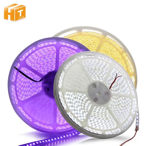 Fita De Led Dc24v 20m 5050 À Prova D água Ip67 60leds M Branco