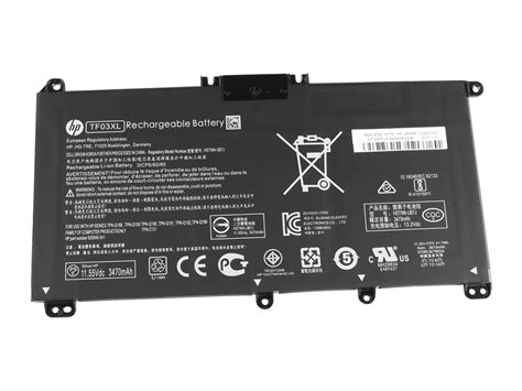 HP Battery 920070 856 TF03XL HPI BATTERY 3C 41Whr 3 6Ah LI TF03041XL