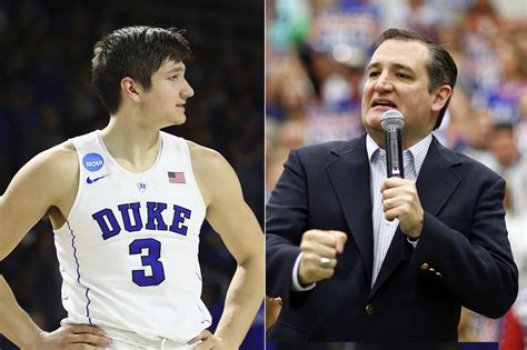 Grayson Allen Says He Doesnt Look Like Ted Cruz