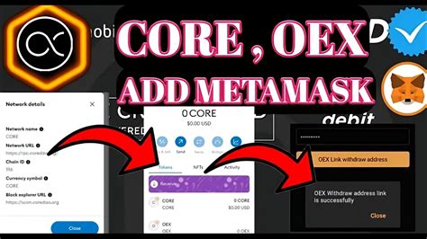 Core Oex Link Withdraw Address Add Metamask In Satoshi Core Oex