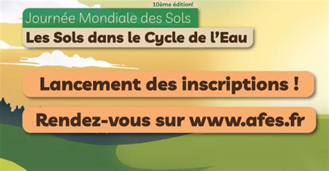 Journée Mondiale des Sols 2023 AFES Association Française pour l