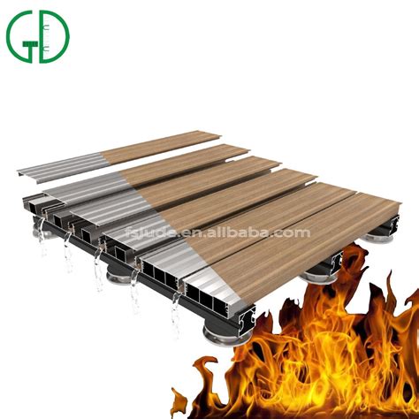 GD aluminium deck joist system floor structure balcony board profil ...