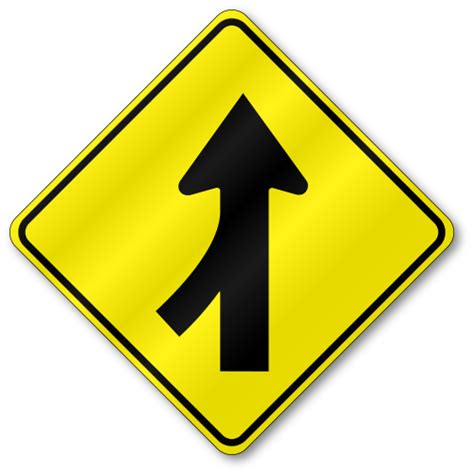 Merge Right Sign