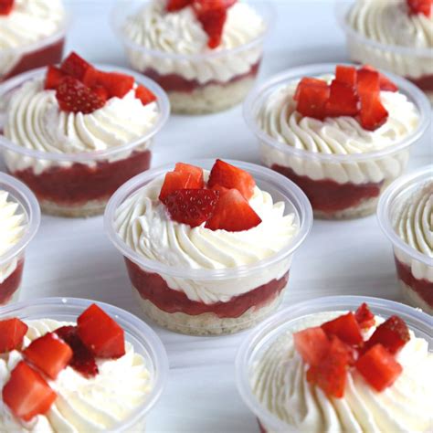 Strawberry Shortcake Dessert Cups Recipe Cart