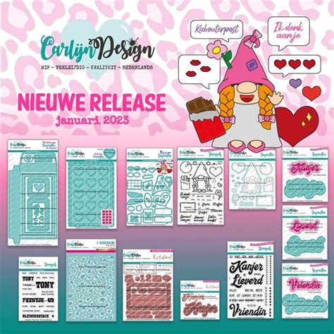 CarlijnDesign Snijmallen Grote Teksten 6 Lieverd CDSN 0206 Paperpads Nl