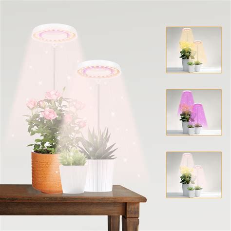 Gooingtop Led Grow Light Halo Plant Growing Lamp For Indoor Plants Growth White