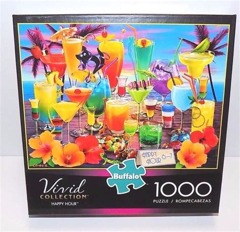 Buffalo Jigsaw Puzzle Vivid Collection Happy Hour Pieces