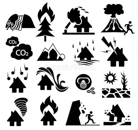 Icons Natural Disaster Stock Illustrations – 2,776 Icons Natural ...