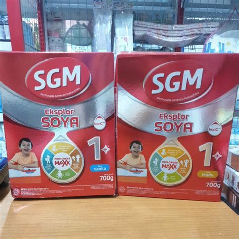 Jual SGM Eksplor SOYA 1 Vanila Madu 400gr G Gram 700gr G Gram Shopee